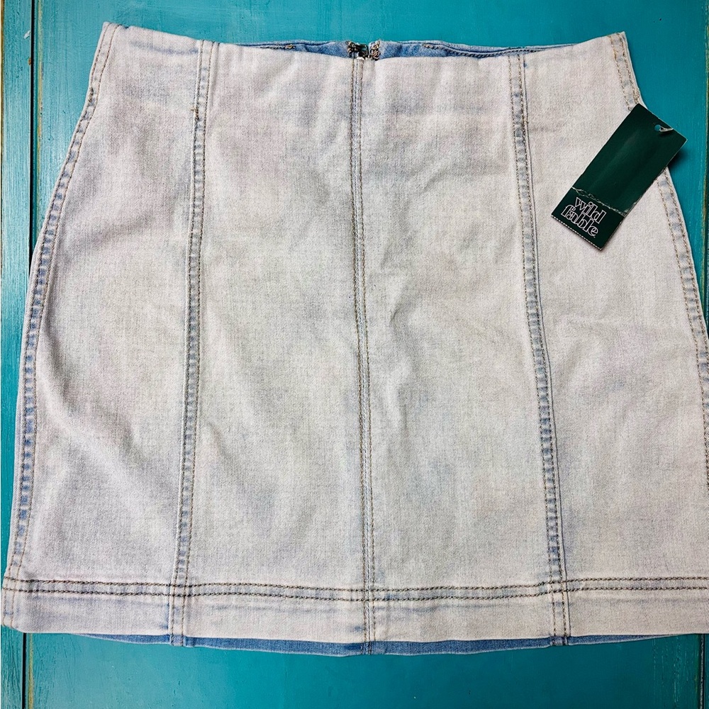 Wild Fable Light Denim Pencil Skirt